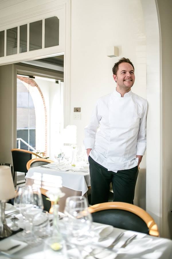 Portret van chef Thierry Blauwart